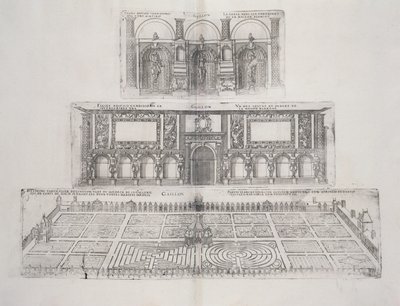 Gardens and exterior of the Chateau de Gaillon, from 